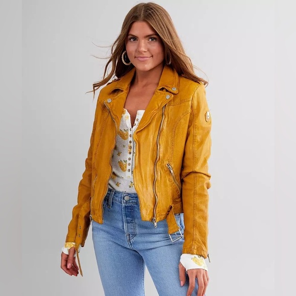 Free People Jackets & Blazers - Free People Mauritius Leather Jacket: KPOP DEMON HUNTERS COSPLAY